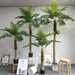 Lifelike Giant Faux Coconut Palm Tree - Ideal Tropical Decoration for Any Space