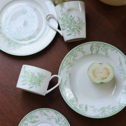 Elegant Lily of the Valley Porcelain Dining Set