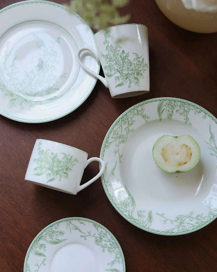 Elegant Lily of the Valley Porcelain Dining Set