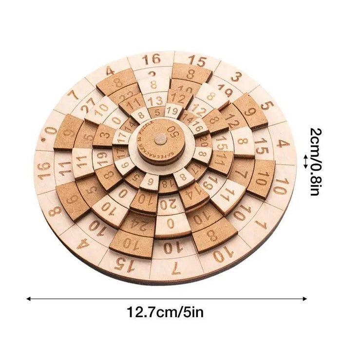 Interactive 3D Wooden Number Challenge: A Fun Educational Puzzle Game