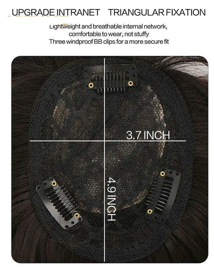 Seamless White Hair Clip-In Bangs for Effortless Style Transformation