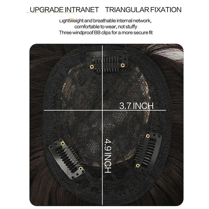Seamless White Hair Clip-In Bangs for Effortless Style Transformation
