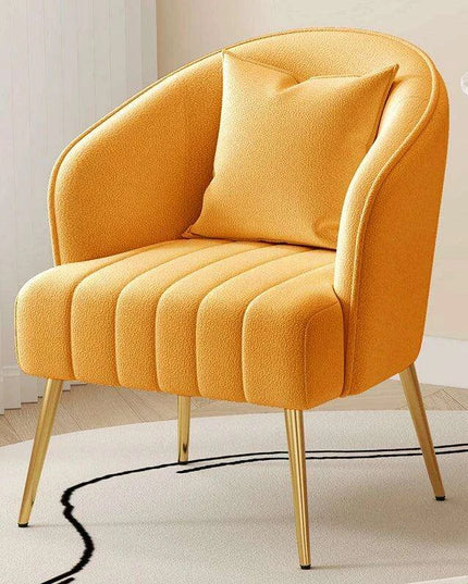 Luxe Scandinavian Lamb Velvet Armchair for Ultimate Comfort and Style