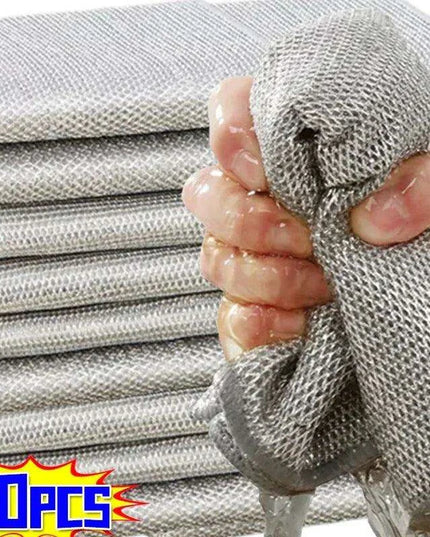 Revolutionary Double-Sided Steel Wire Cleaning Cloth for Effortless Home Maintenance