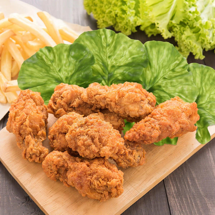 Set of 3 Realistic Faux Lettuce Leaf Decorations for Culinary and Educational Use