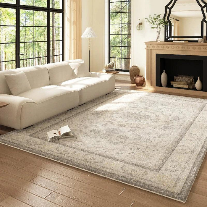 Luxe Floral Area Rugs: Soft Serenity and Classic Style