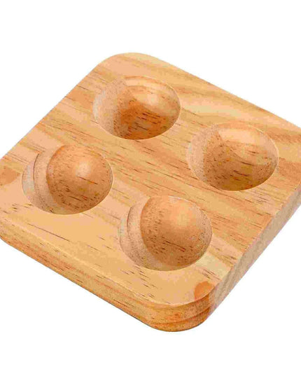 Charming Rustic Wooden Egg Organizer for Kitchen and Fridge Storage