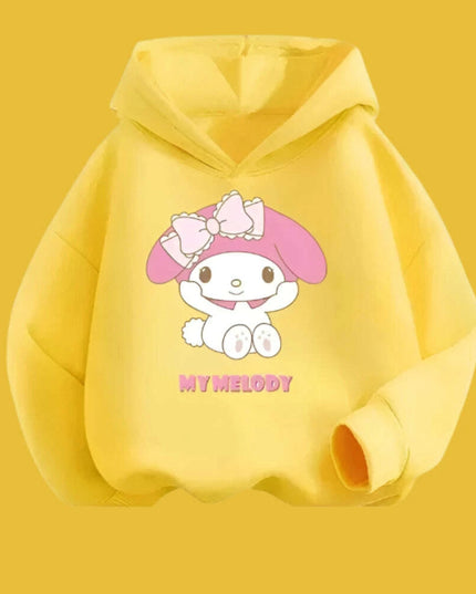 My Melody Graffiti Hoodie Outfit for Girls - Adorable Spring/Fall Sweatshirt Set