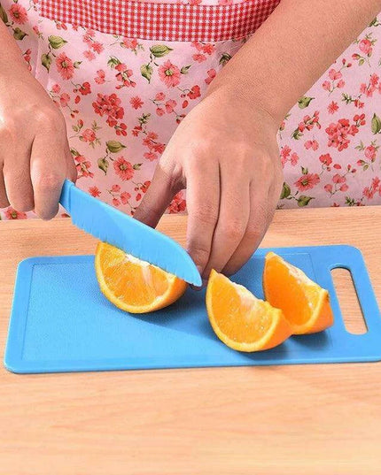 Colorful Kids' Safe Fruit Cutting Knife Set for Young Culinary Explorers