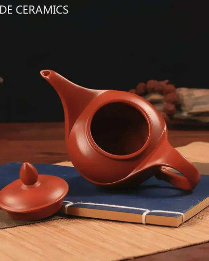 Artisan Yixing Zisha Teapot Set – Elegant Purple Clay Brew Kit for Home and Travel