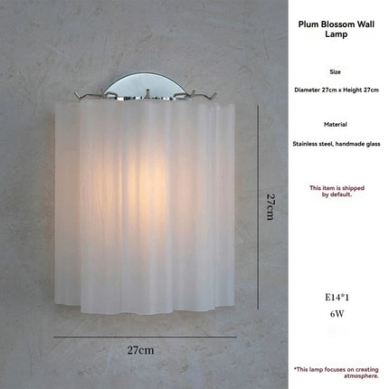 Murano Glass Wall Sconce - French Style LED Wall Light