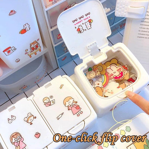Eco-Friendly Korean-Inspired Jewelry Organizer with Glossy Finish