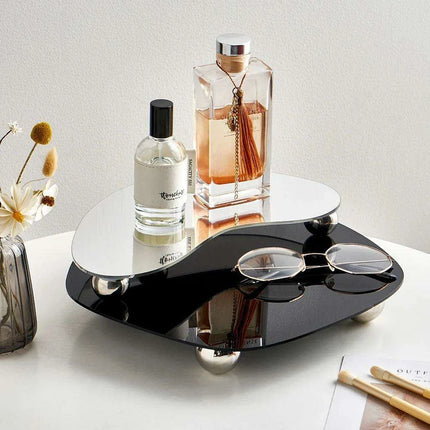 Scandinavian Minimalist Acrylic Makeup Organizer - Chic Home Decor Solution