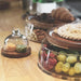Stylish Eco-Friendly Glass Storage Jars with Acacia Wood Lids for Chic Kitchen Organization