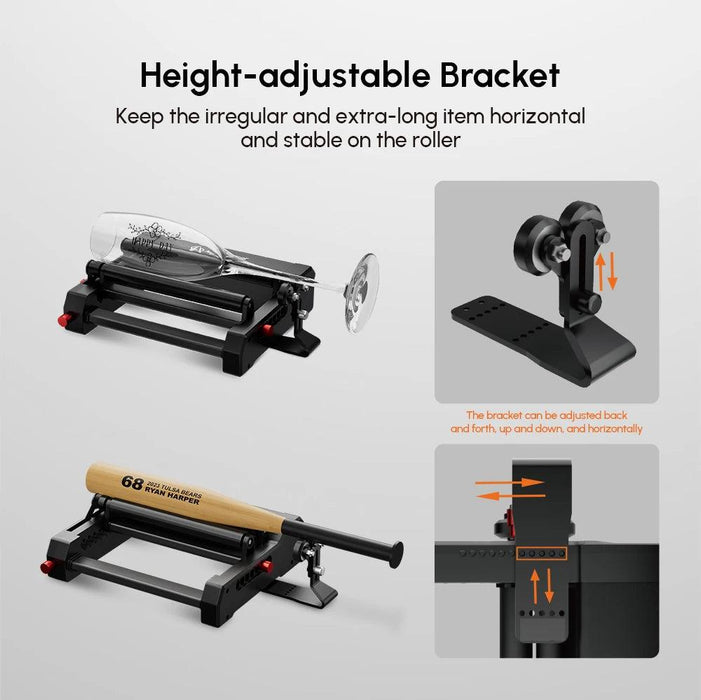Precision 360° Rotary Engraving Tool for Cylindrical Surfaces