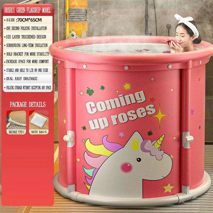 Luxury Foldable Spa Bathtub with Steam Cover - Transform Your Home into a Relaxation Oasis