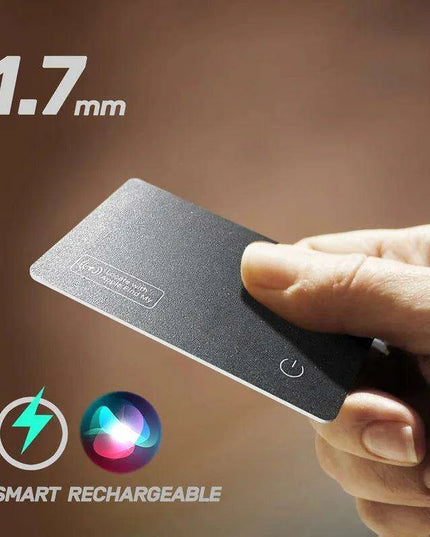 Slimline Wireless GPS Tracker Card with Wireless Charging for Apple Devices - AirTag Replacement Solution