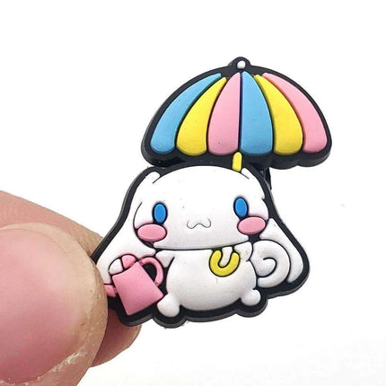 Kuromi Delight Shoe Charm: Whimsical Footwear Enhancement