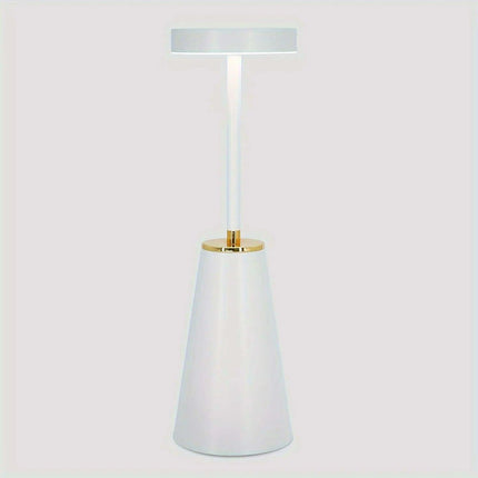 Smart Touch Wireless LED Table Lamp with Custom Color Options and Dimming Functionality