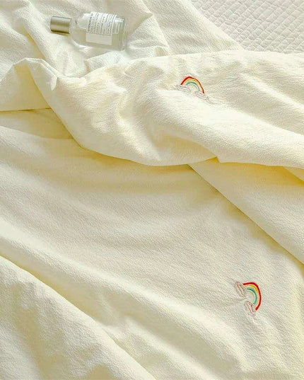 Innovative Breathable Summer Quilt - Double Layer Cooling Design, Lightweight & Washable