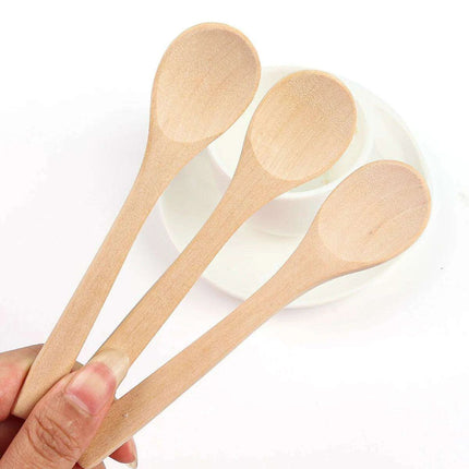 Bamboo Kitchen Spoon Set for Cooking and Serving - Available in 1, 5, 10, or 20 Pieces