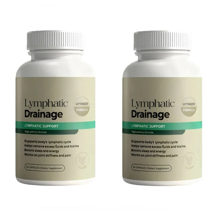 Lymphatic Drainage & Detox Capsules — Dandelion Root & Cleavers Extract