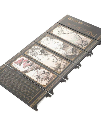 Sleek Modern Space Divider with Built-in Shelving - Stylish Partition for Home and Office