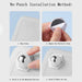 Versatile 360° Mini Swivel Caster Wheel Set - 4Pcs Stainless Steel & Nylon Adhesive Furniture Movers