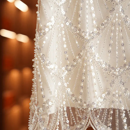 Women's Sleeveless Beaded & Sequined Blouse