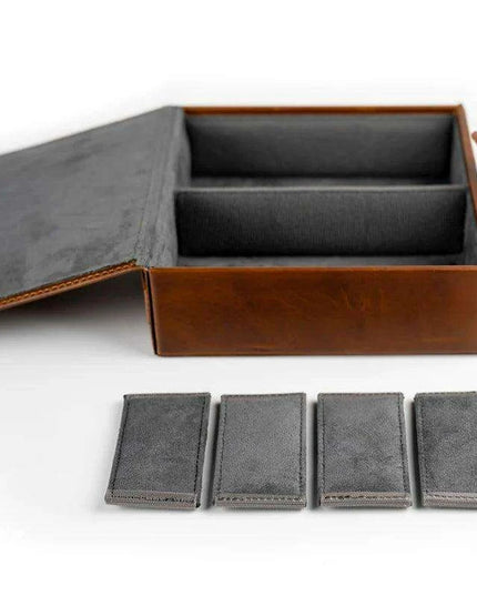 Luxurious Italian Flannelette Storage Case for USB DAC & Headphone Accessories