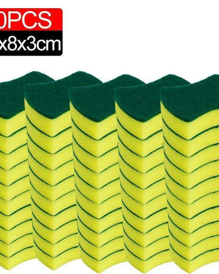 Super-Absorbent Versatile Cleaning Sponges - Effective Dish Brushes for Stubborn Stains and Pot Scrubbing (Multiple Pack Sizes Available)