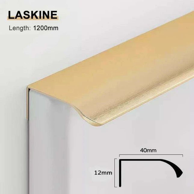 Sophisticated Black and Gold Aluminum Alloy Cabinet Handle Collection