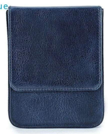 Elegant Genuine Leather Pen Organizer - Stylish Storage for Office and Travel