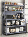 Chic Modular Patio Sideboard: Elegant Display for Kitchen Essentials