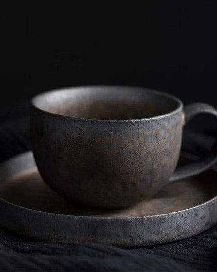 Vintage Japanese-Style Ceramic Tumbler: A Rustic Touch for Every Sip