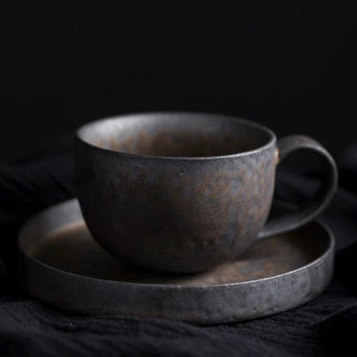 Vintage Japanese-Style Ceramic Tumbler: A Rustic Touch for Every Sip