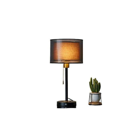Elegant Gold Table Lamp for Nordic-Inspired Bedrooms