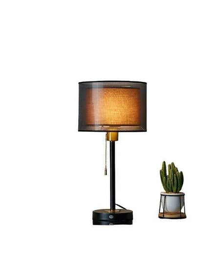 Elegant Gold Table Lamp for Nordic-Inspired Bedrooms