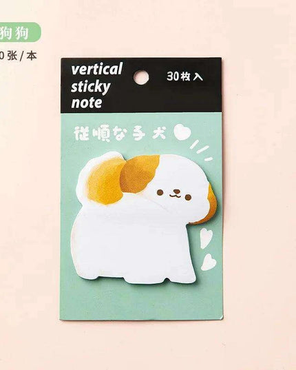 Animal Friends Sticky Note Collection - 30 Sheets of Fun Designs