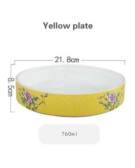 Elegant Five-Section Ceramic Serving Bowl for Gourmet Dining