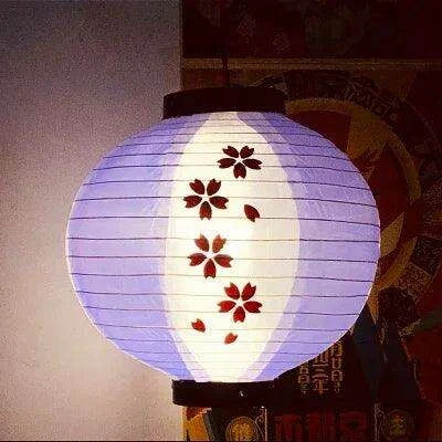 Elegant Handmade Japanese Silk Waterproof Lantern for Outdoor Spaces - 30x30CM