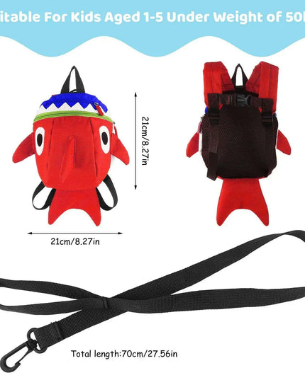 Kids Adventure Safety Backpack with Leash Harness for Explorers