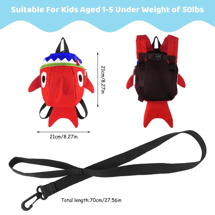 Kids Adventure Safety Backpack with Leash Harness for Explorers