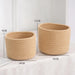 Stylish Handwoven Cotton Rope Basket for Home Organization and Storage
