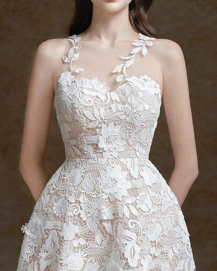 Summer Elegant Floral Lace Evening Dress - A Timeless Statement of Style