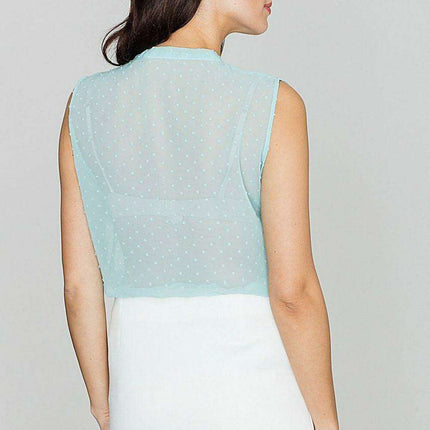 Sheer Pastel Elegance Blouse - Très Elite