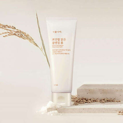 Shingmulnara White Rice Bright Cleansing Foam 120ml+120ml - Très Elite