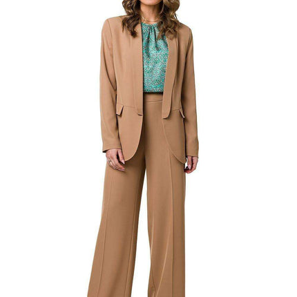 Shiny Lapel Pocket Blazer - Versatile Jacket Stylove - Très Elite