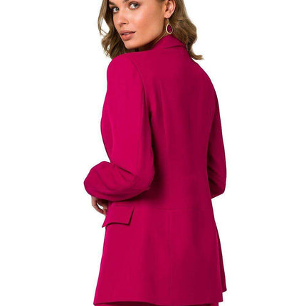 Shiny Lapel Pocket Blazer - Versatile Jacket Stylove - Très Elite
