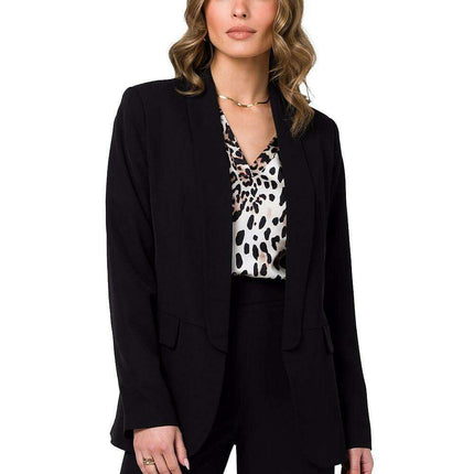 Shiny Lapel Pocket Blazer - Versatile Jacket Stylove - Très Elite